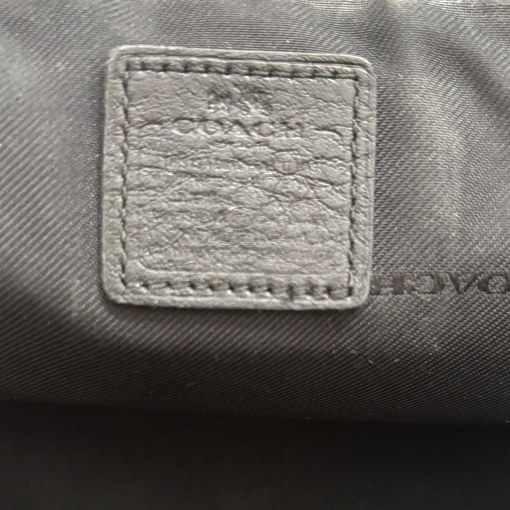 Coach Large Leather Cosmetic Pouch - Picture 2 of 6